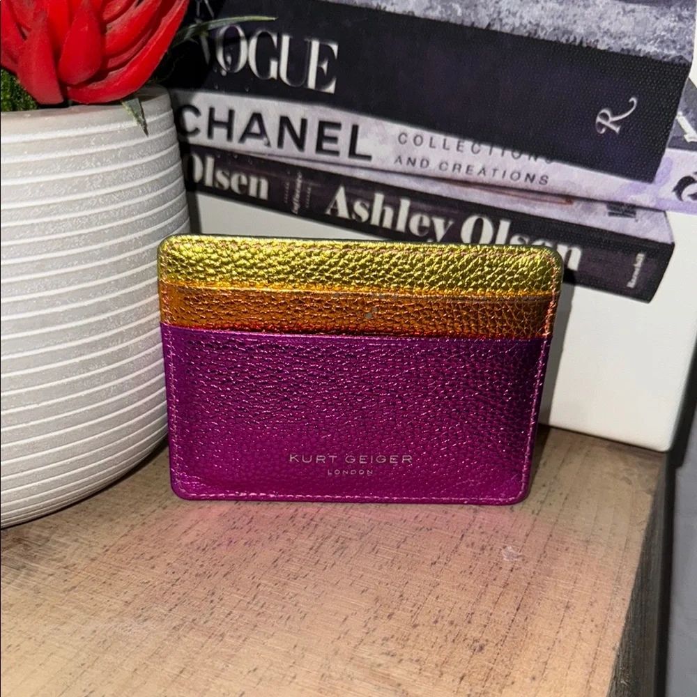 Kurt Geiger Pink and Purple Wallet Luxurious Compact Design - Picture 2 of 8